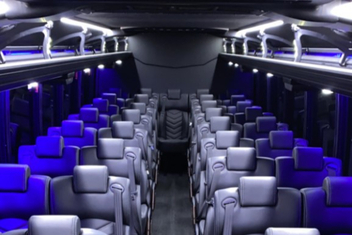 Newport News Charter Bus Interior