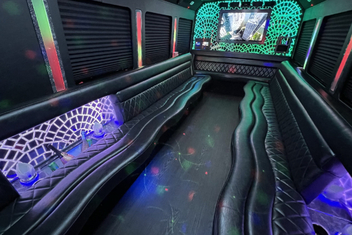 Newport News Limo Bus Interior