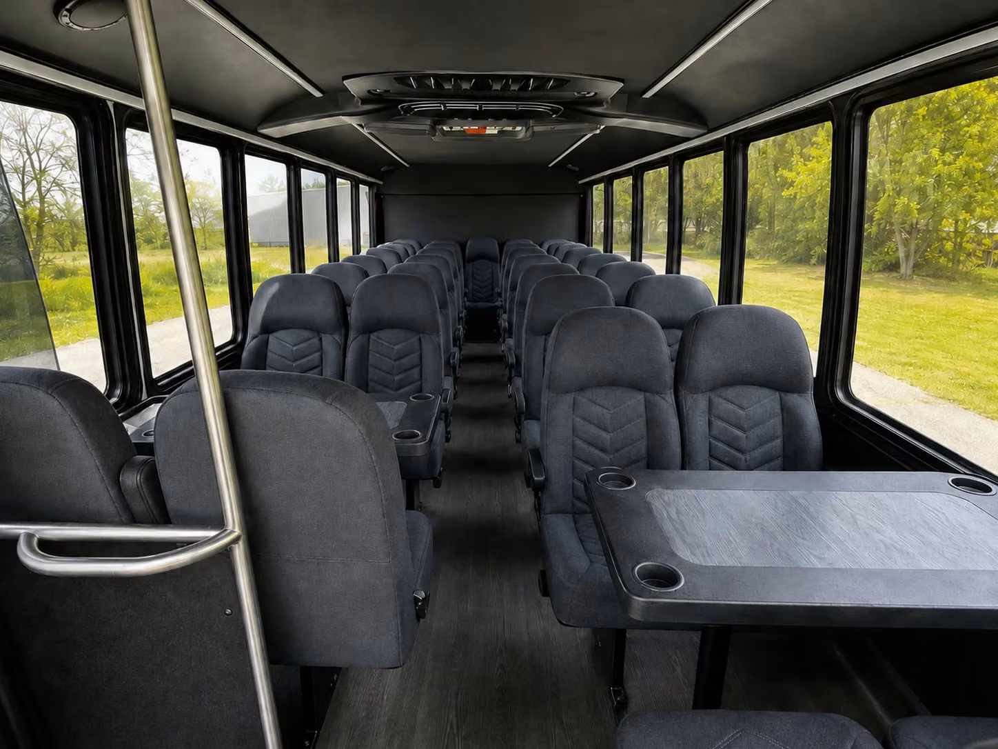 15 passenger minibus interior