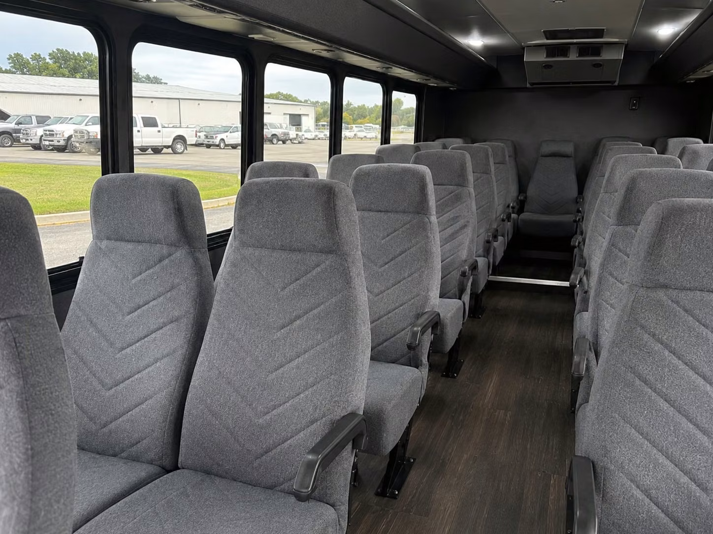 18 passenger minibus interior