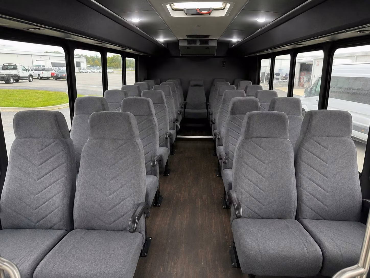 20 passenger minibus inside