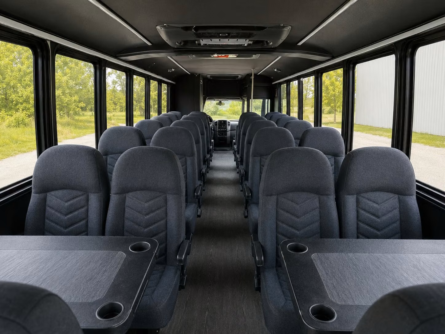 20 passenger minibus interior