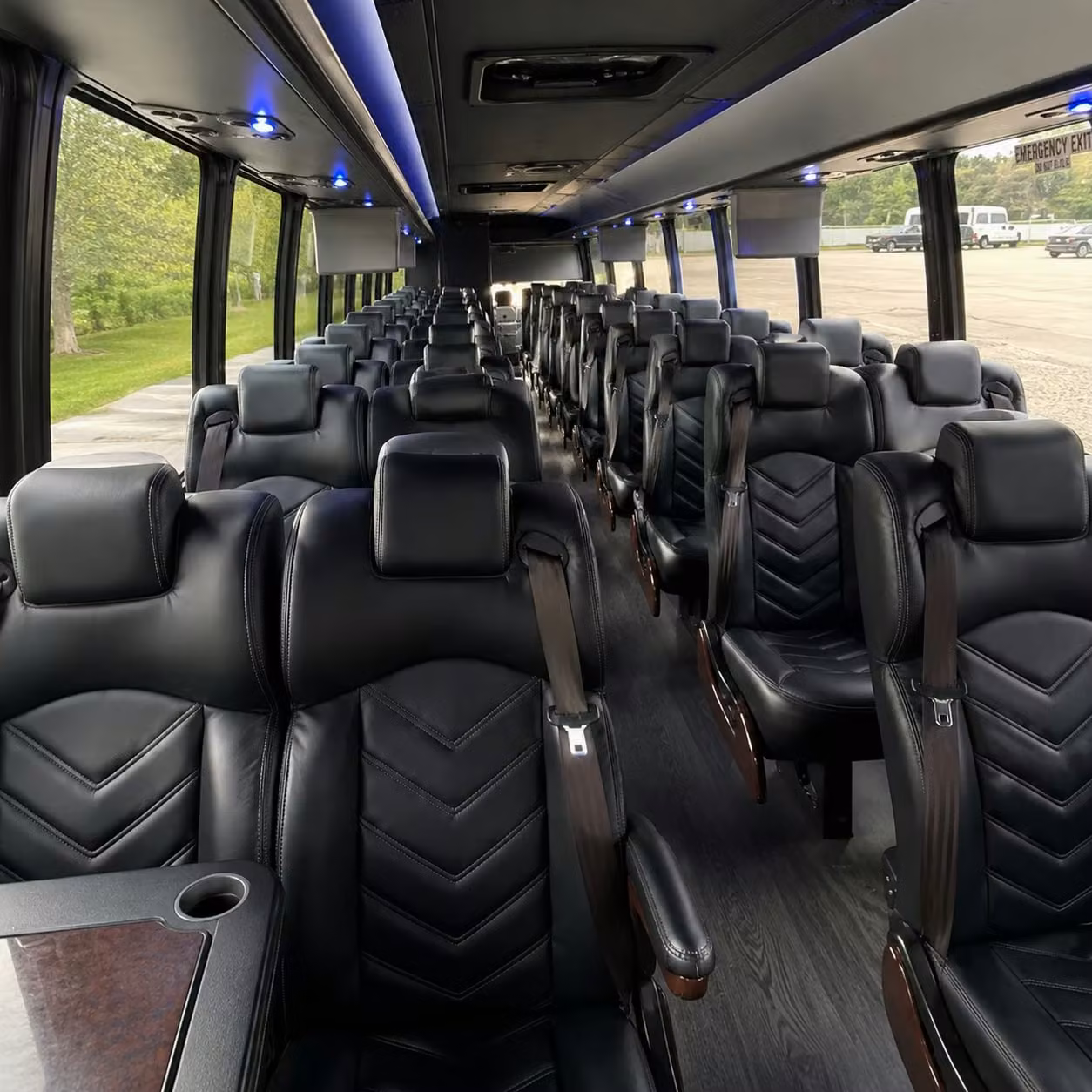 25 passenger minibus interior