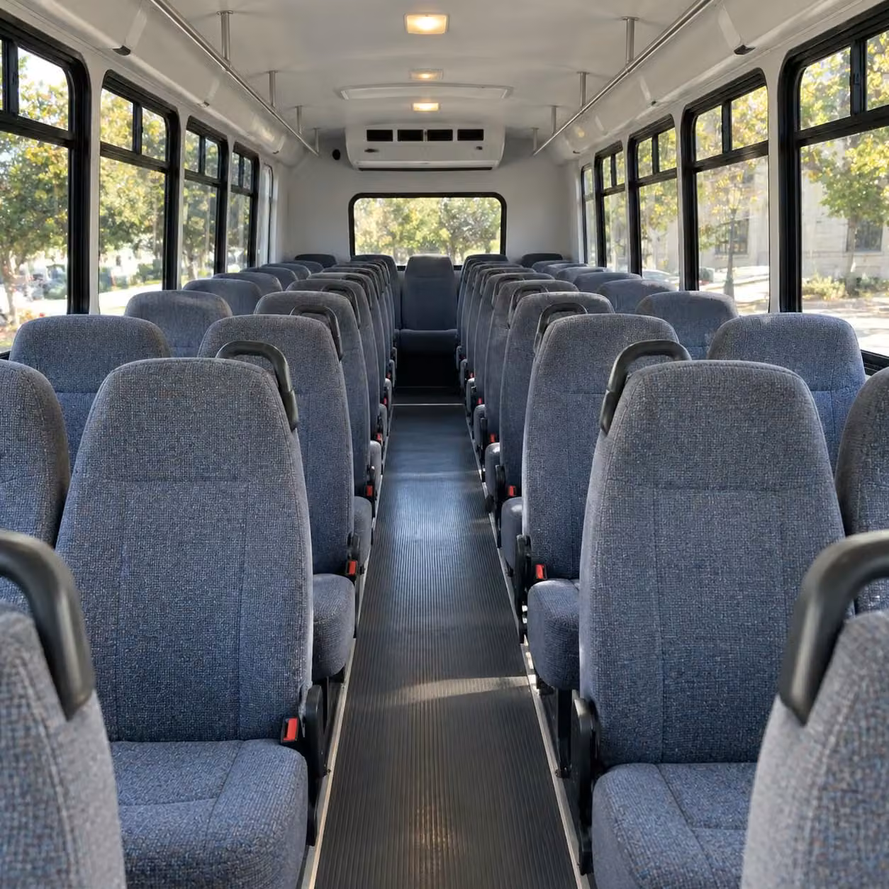 30 passenger minibus inside