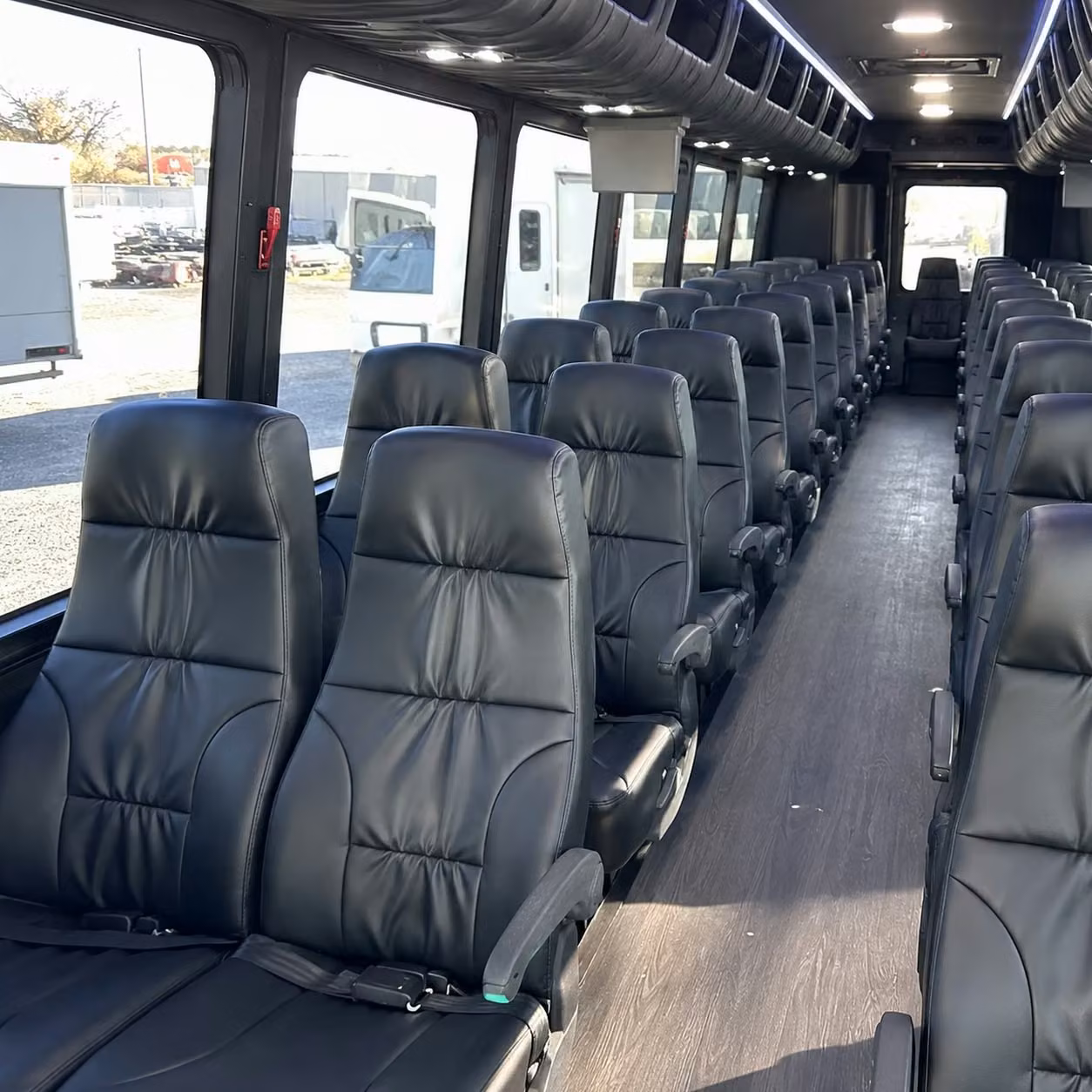 35 passenger minibus interior