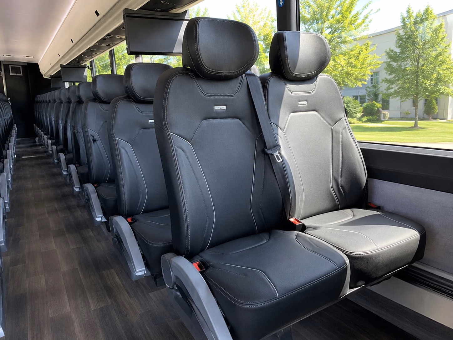 compare charter buses for newport news government agency commuter shuttles