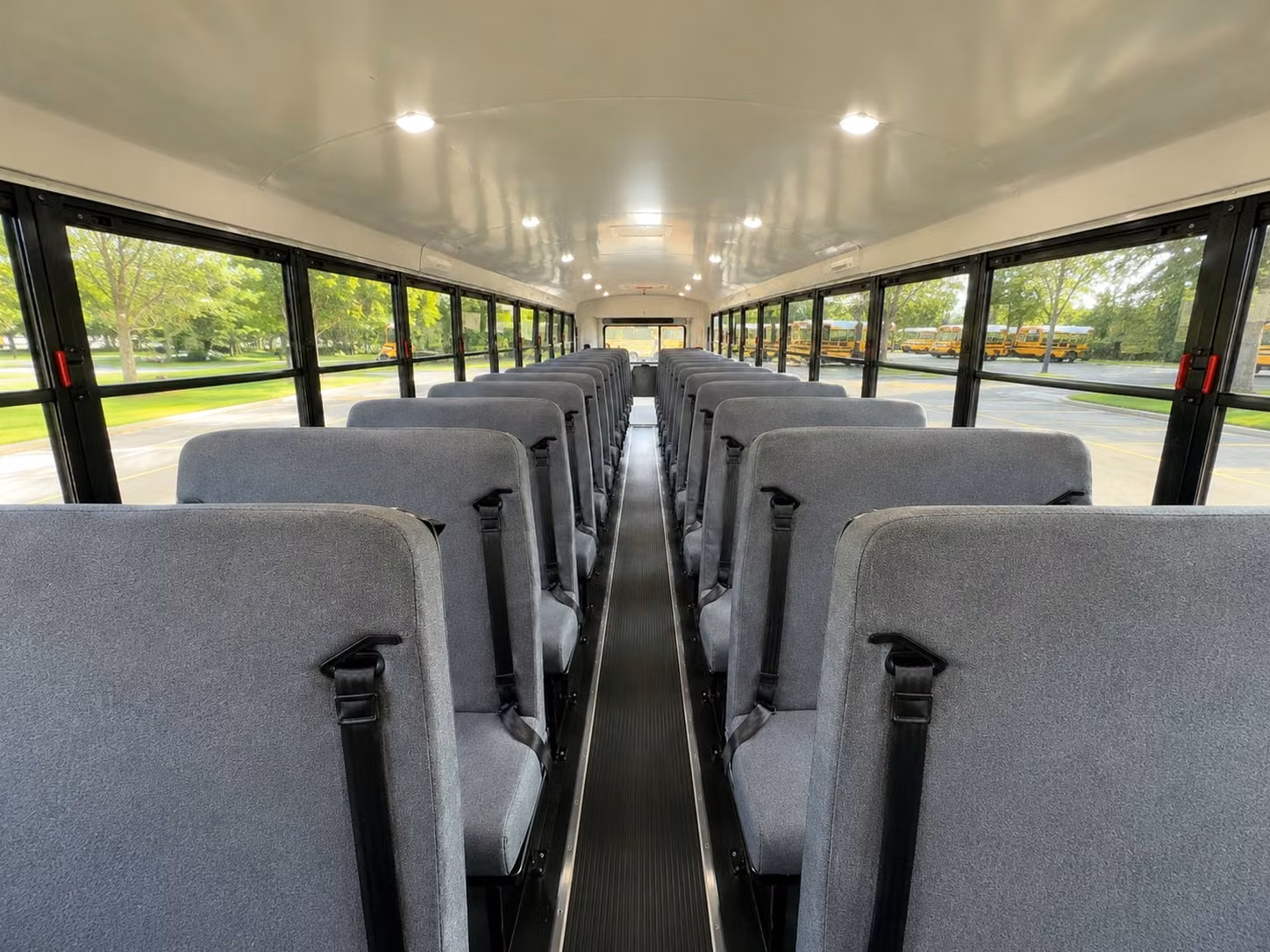 school bus interior